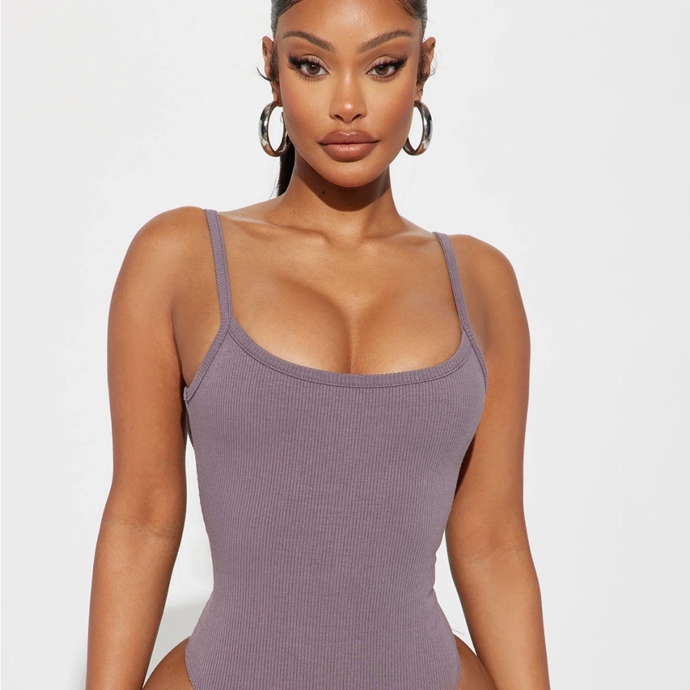 Elaine Snatched Bodysuit - Bark Brown